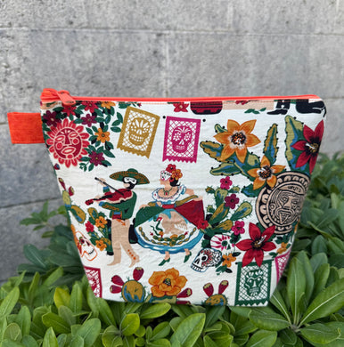 Fiesta Makeup Bag/ Orange
