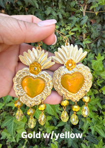 Sacred Heart Hilda Earrings