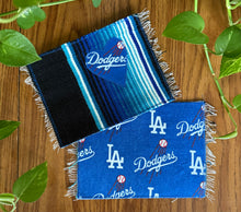 Load image into Gallery viewer, Mug Rug, Sarape Reversible Tapetito - Dodgers