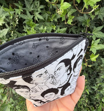 Load image into Gallery viewer, Mini Zipper Pouch/ Frida White