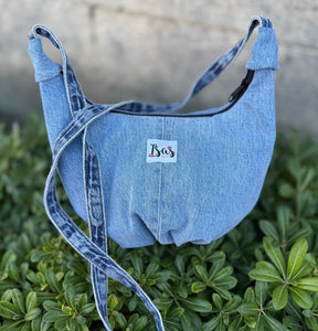 La Denim Bolsita/ Denim Crossbody bag w/Denim bow #11
