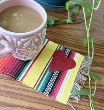 Load image into Gallery viewer, Mug Rug/ Sarape Reversible Tapetito / Fiesta