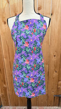 Load image into Gallery viewer, Isas Apron/ Purple Flowers