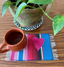 Load image into Gallery viewer, Mug Rug/ Sarape Reversible Tapetito/ Pan Dulce