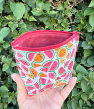 Load image into Gallery viewer, Mini Zipper Pouch/ Sandía