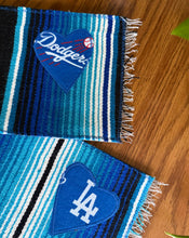 Load image into Gallery viewer, Mug Rug, Sarape Reversible Tapetito - Dodgers