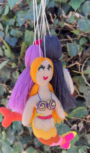 La Sirenita Pompón , Mermaid Pompom Tassel