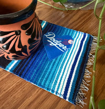 Load image into Gallery viewer, Mug Rug, Sarape Reversible Tapetito - Dodgers