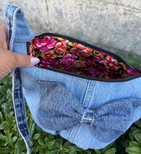 Load image into Gallery viewer, La Denim Bolsita/ Denim Crossbody bag w/Denim bow #11