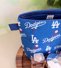 Load image into Gallery viewer, Makeup Bag/ Dodgers
