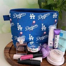 Load image into Gallery viewer, Makeup Bag/ Dodgers
