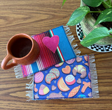 Load image into Gallery viewer, Mug Rug/ Sarape Reversible Tapetito/ Pan Dulce