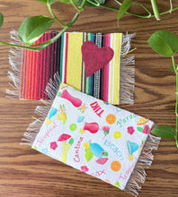 Load image into Gallery viewer, Mug Rug/ Sarape Reversible Tapetito / Fiesta
