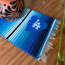 Load image into Gallery viewer, Mug Rug, Sarape Reversible Tapetito - Dodgers