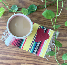 Load image into Gallery viewer, Mug Rug/ Sarape Reversible Tapetito / Fiesta
