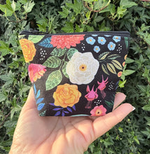 Load image into Gallery viewer, Mini Zipper Pouch/ Frida’s Garden