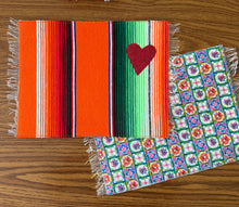 Load image into Gallery viewer, Placemat/ Sarape Reversible Tapete