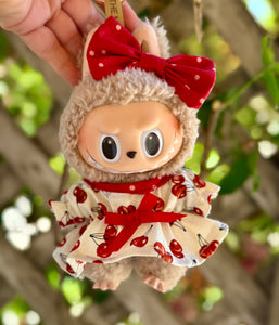 Labubu  2pc outfit - Cherries