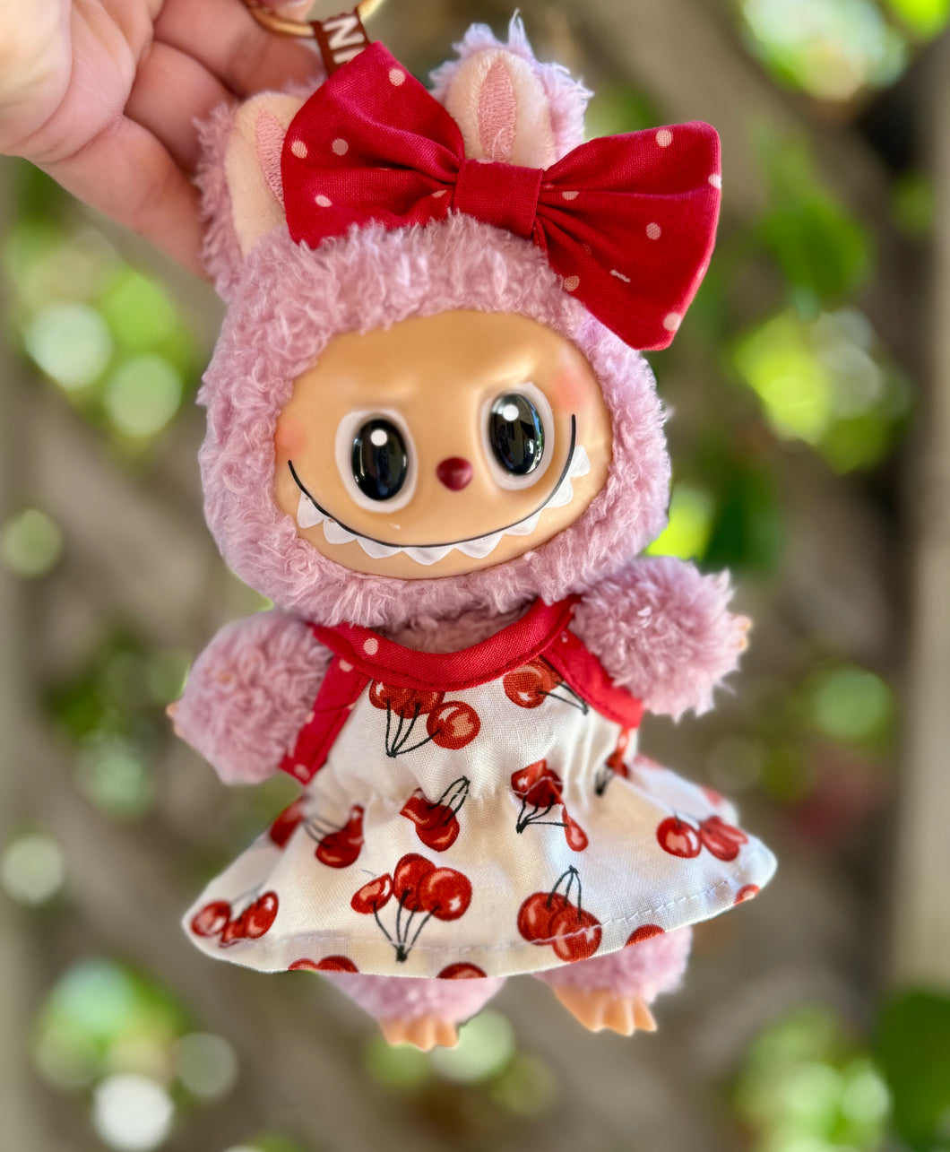 Labubu  2pc outfit - Cherries