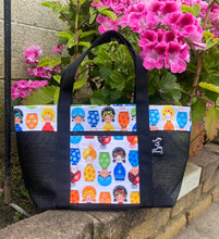 Load image into Gallery viewer, Little Señoritas Mesh Mini Tote Bag/ Lunch Bag