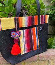Load image into Gallery viewer, IsasCrafts Sarape mesh tote 