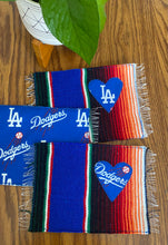 Load image into Gallery viewer, Mug Rug, Sarape Reversible Tapetito - Dodgers