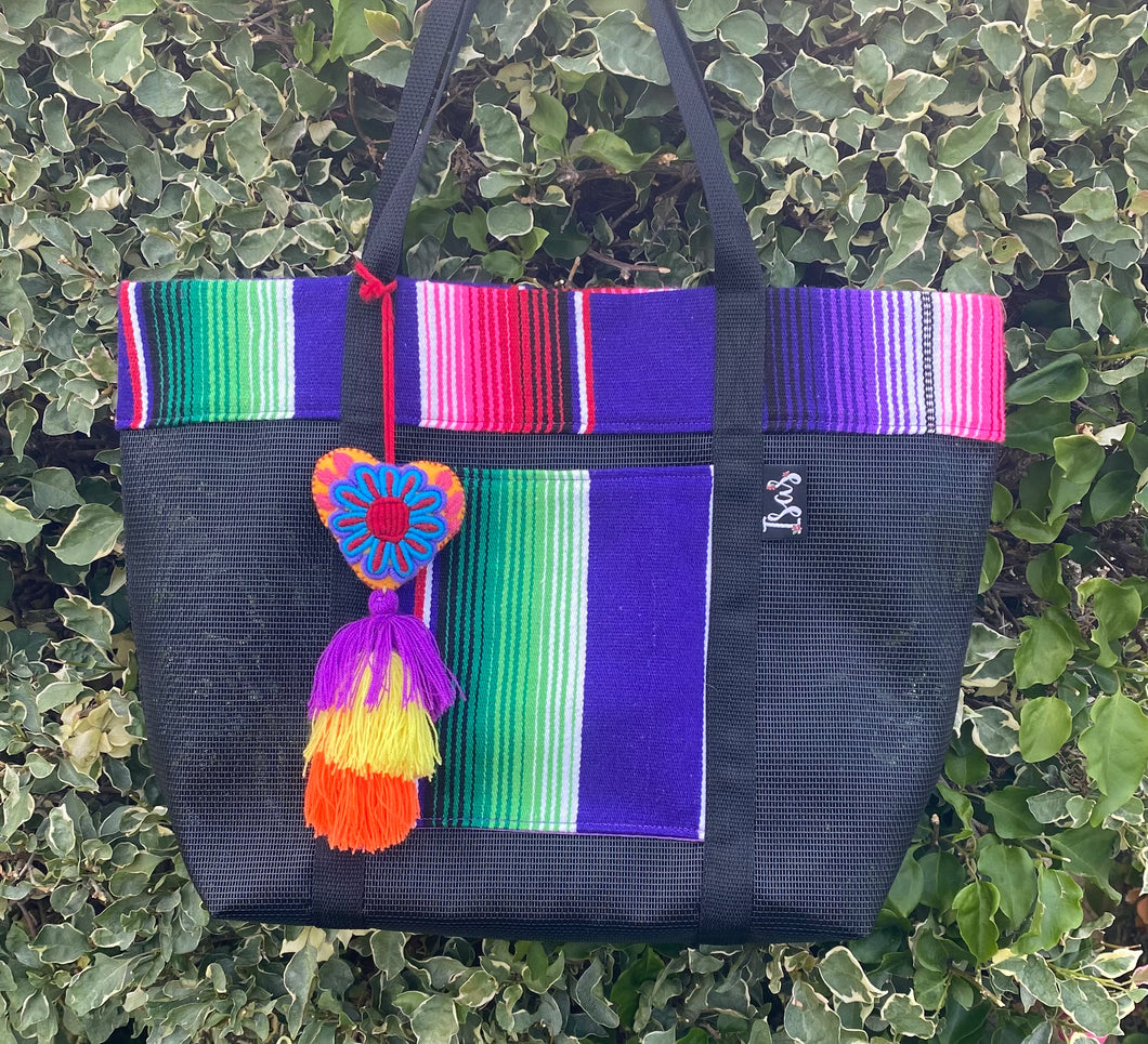 Sarape Mesh Tote Bag