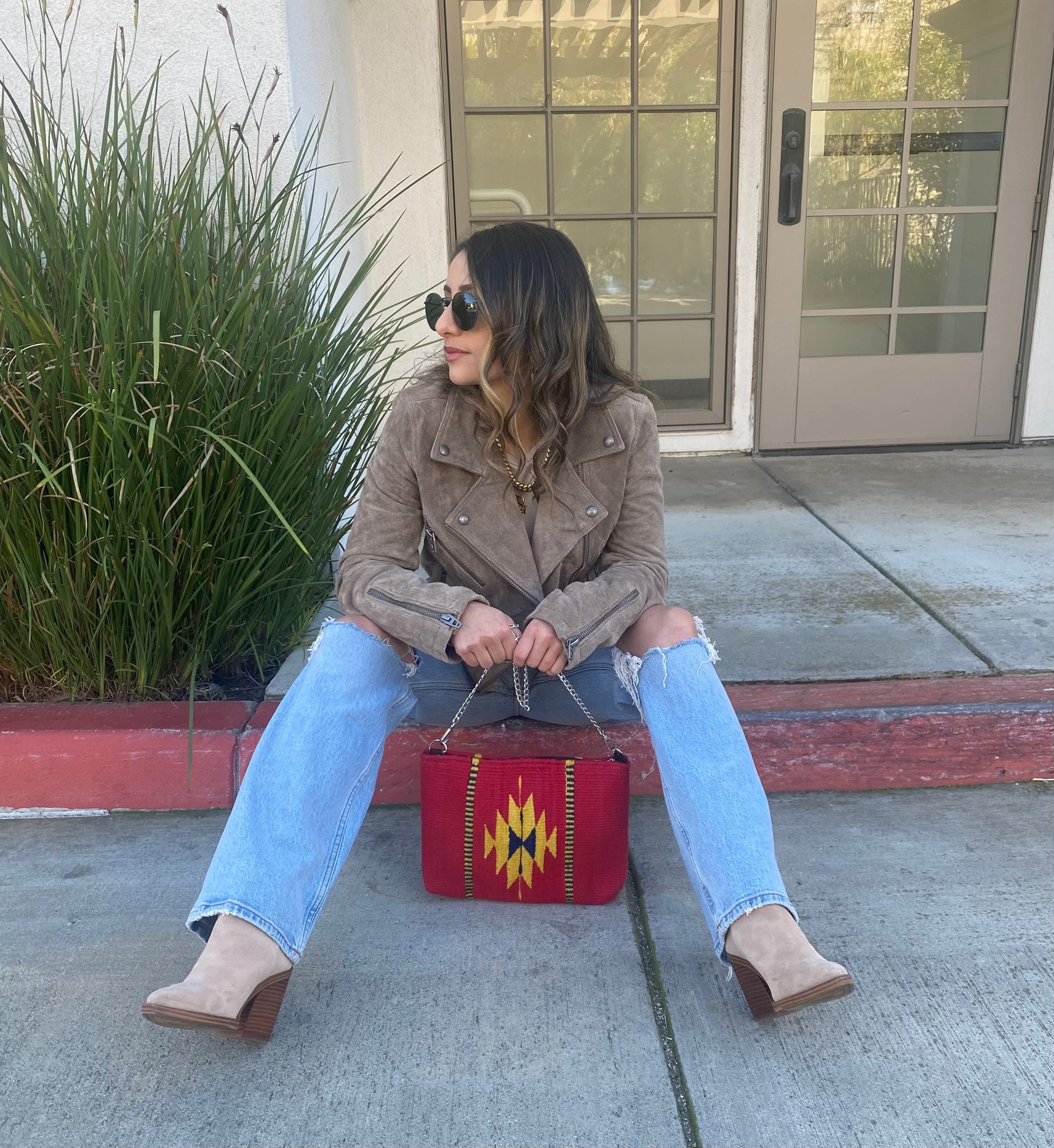 Wool crossbody bag deals