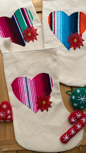 Corazón Bota Navideña/ Christmas Stocking