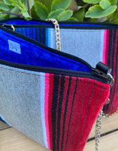 Load image into Gallery viewer, Sarape Crossbody Bag/ Grey