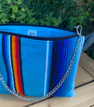 Load image into Gallery viewer, Sarape  Crossbody / Teal lining, gold chain