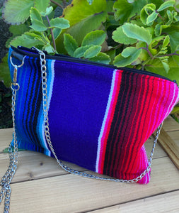 Sarape Crossbody Bag/ Purple