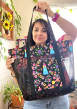 Load image into Gallery viewer, La Artista Mesh Tote bag