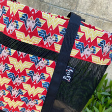 Load image into Gallery viewer, Wonder Woman Mesh Tote bag