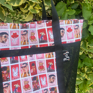 El Benito/ Bad BunnyMesh Tote bag