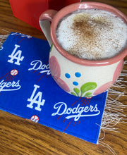 Load image into Gallery viewer, Mug Rug, Sarape Reversible Tapetito - Dodgers