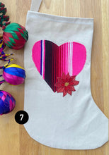 Load image into Gallery viewer, Corazón Bota Navideña/ Christmas Stocking