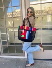 Load image into Gallery viewer, Sarape Mesh Tote Bag Pink