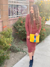 Load image into Gallery viewer, Zapotec Wool Crossbody Bag, Teal/ Dimond design #17
