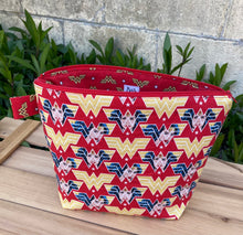 Load image into Gallery viewer, Wonder Woman Makeup Bag