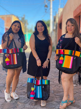 Load image into Gallery viewer, Sarape Mesh Tote Bag Pink