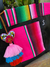 Load image into Gallery viewer, Sarape Mesh Tote Bag Pink