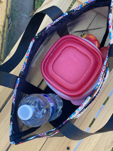 Dodgers Mesh Mini Tote Bag/ Lunch Bag