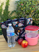 Load image into Gallery viewer, Calaveras Mesh Mini Tote Bag/ Lunch Bag