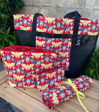 Load image into Gallery viewer, Wonder Woman Mesh Tote bag