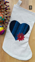 Load image into Gallery viewer, Corazón Bota Navideña/ Christmas Stocking