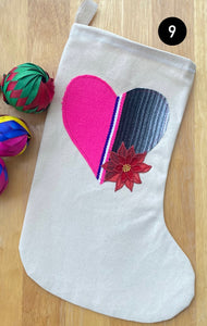 Corazón Bota Navideña/ Christmas Stocking