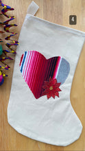 Load image into Gallery viewer, Corazón Bota Navideña/ Christmas Stocking