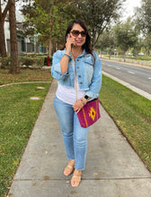 Load image into Gallery viewer, Zapotec Wool Crossbody Bag - Berry Pink Dimond