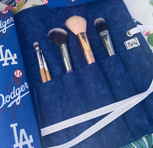 Load image into Gallery viewer, Dodgers Makeup Brush Roll